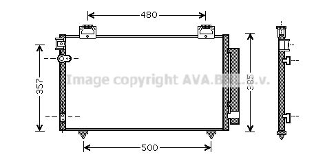 AVA QUALITY COOLING Kondensators, Gaisa kond. sistēma TO5392D